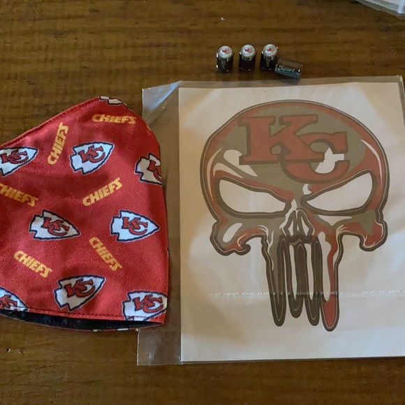 🏈 NFL Kansas City Chiefs window sticker lot